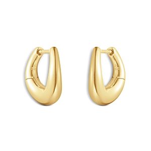 Georg Jensen 18K Yellow Gold Offspring Graduated Huggie Hoop Earrings- 4438894