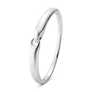 Georg Jensen Sterling Silver Reflect Joined Bangle Bracelet- 4439244