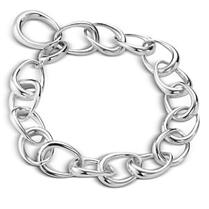 Georg Jensen Sterling Silver Offspring Link Bracelet- 4439045