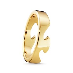 Georg Jensen 18K Yellow Gold Fusion End Ring- 4439066