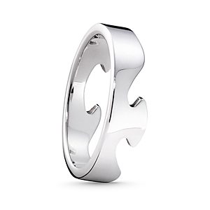 Georg Jensen 18K White Gold Fusion End Ring- 4439060