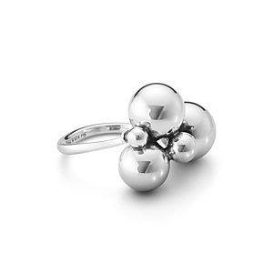 Georg Jensen Sterling Silver Moonlight Grapes Ring- 4439106