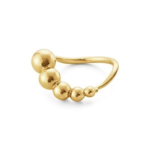 Georg Jensen 18K Yellow Gold Moonlight Grapes Graduated Ball Ring- 4439025