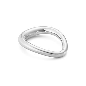 Georg Jensen Sterling Silver Offspring Wavy Band- 4439056