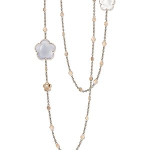 Pasquale Bruni 18K Rose Gold Bon Ton Multi Gemstone & Diamond Sautoir Necklace, 40.55- 3146832