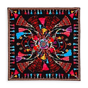 Echo Tassel Rhapsody Silk Scarf- 3967726