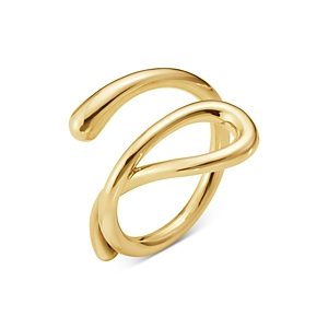 Georg Jensen 18K Yellow Gold Mercy Swirl Ring- 4439207