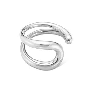 Georg Jensen Sterling Silver Mercy Ear Cuff- 4439189