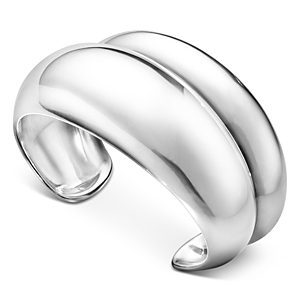 Georg Jensen Sterling Silver Curve Bangle Bracelet- 4439005