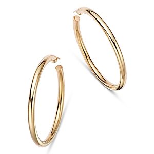 Moon & Meadow 14K Yellow Gold Michelle Hoop Earrings, 50mm- 4418068