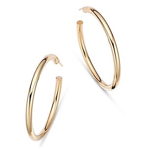 Moon & Meadow 14K Yellow Gold Kendall Hoop Earrings, 40mm- 4418066