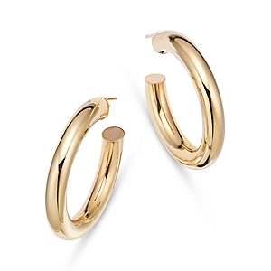 Moon & Meadow 14K Yellow Gold Colby Hoop Earrings, 30mm- 4418069