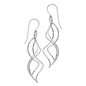 Bloomingdale's Intertwined Spiral Drop Earrings in Sterling Silver - 100% Exclusive- 4469026