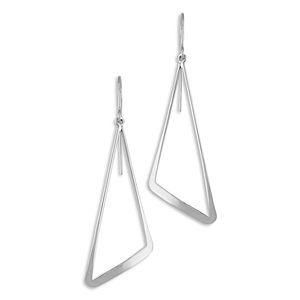 Bloomingdale's Flat Triangle Drop Earrings in Sterling Silver - 100% Exclusive- 4469033