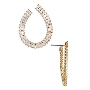 Nadri Chateau Crystal Front to Back Earrings- 4449506