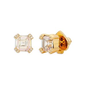 kate spade new york Dazzle Square Cubic Zirconia Stud Earrings in Gold Tone- 4460372