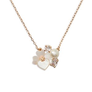 kate spade new york Precious Pansy Cluster Pendant Necklace, 17 20- 4459902