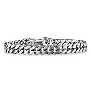 David Yurman Men's Sterling Silver Curb Chain Bracelet- 4471515