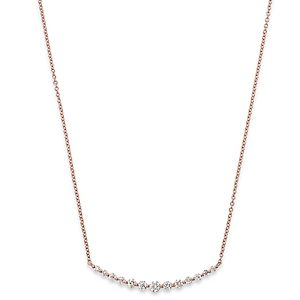 Bloomingdale's Diamond Curved Bar Necklace in 14K Rose Gold, 0.30 ct. t.w. - 100% Exclusive- 4367244