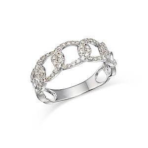 Bloomingdale's Diamond Link Ring in 14K White Gold, 0.40 ct. t.w. - 100% Exclusive- 4367252