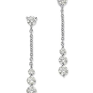 Bloomingdale's Diamond Linear Drop Earrings in 14K White Gold, 0.45 ct. t.w. - 100% Exclusive- 4367256