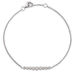 Bloomingdale's Diamond Graduated Bracelet in 14K White Gold, 0.25 ct. t.w. - 100% Exclusive- 4367261