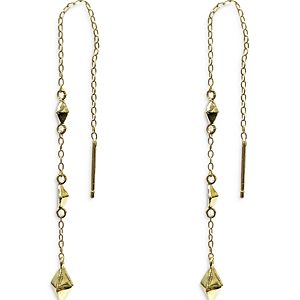Argento Vivo Pyramid Threader Earrings- 4451895