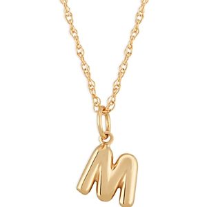 Bloomingdale's Initial Pendant Necklace in 14K Yellow Gold, 18 - 100% Exclusive- 4458344