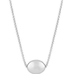 Bloomingdale's Polished Bean Pendant Necklace in Sterling Silver, 18 - 100% Exclusive- 4469042