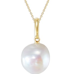 Bloomingdale's Cultured Freshwater Baroque Pearl Pendant Necklace in 14K Yellow Gold, 18 - 100% Exclusive- 4472643