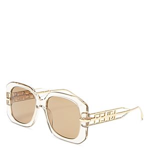 Fendi Square Sunglasses, 55mm- 4482438