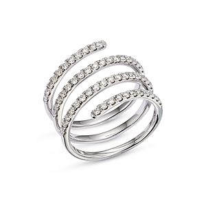 Bloomingdale's Diamond Bypass Ring in 14K White Gold, 0.80 ct. t.w. - 100% Exclusive- 4424750