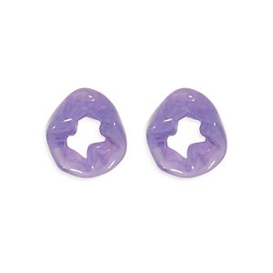 Completedworks Scrunch Lilac Bio-Resin Earrings- 4479030