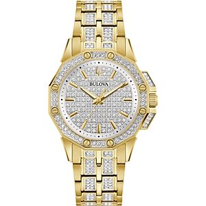 Bulova Crystal Watch, 34mm- 4900898