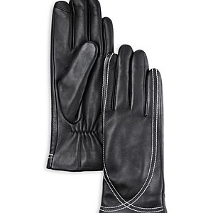 Fownes Stitched Leather Tech Gloves- 4491716