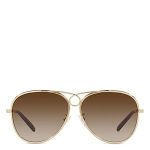 Tory Burch Aviator Sunglasses, 59mm- 4494932
