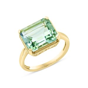 Bloomingdale's Prasiolite Statement Ring in 14K Yellow Gold - 100% Exclusive- 4216085