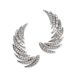 Bloomingdale's Diamond Pave Ear Climbers in 14K White Gold, 0.50 ct. t.w. - 100% Exclusive- 4495097