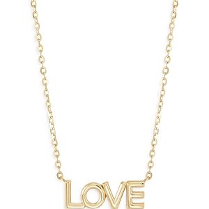 Bloomingdale's 14K Yellow Gold Love Chain Necklace, 18 - 100% Exclusive- 4472586