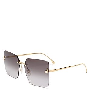 Fendi Rimless Square Sunglasses, 59mm- 4482450