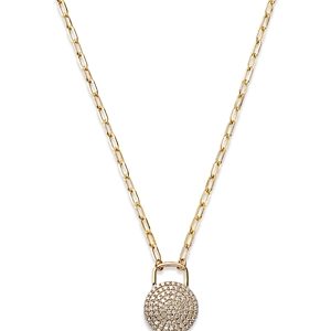 Bloomingdale's Diamond Pave Disc Pendant Necklace in 14K Yellow Gold, 0.70 ct. t.w. - 100% Exclusive- 4491567