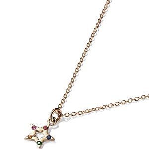 Charmed by Stephanie Gottlieb Multicolor Star Pendant Necklace - 150th Anniversary Exclusive- 4488674