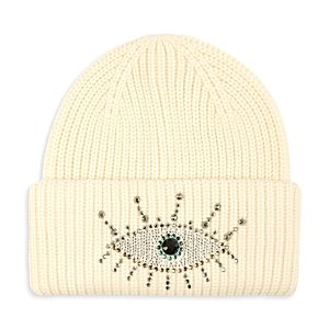 Kurt Geiger London Evil Eye Knit Beanie- 4499603
