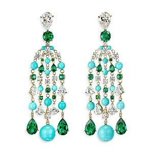 Anabela Chan Supernova Multi Simulated Stone Chandelier Drop Earrings- 4508367