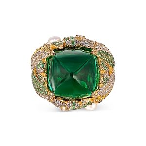 Anabela Chan Dark Forest Cultured Freshwater Pearl & Multi Simulated Stone Sugarloaf Berry Ring- 4508292