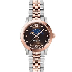 Salvatore Ferragamo Duo Moonphase Watch, 28mm- 4528760
