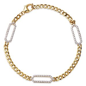Bloomingdale's Diamond Link Bracelet in 14K Yellow Gold, 0.50 ct. t.w. - 100% Exclusive- 4499168