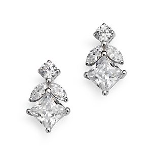 Bloomingdale's Fancy Cut Diamond Stud Earrings in 14K White Gold, 0.75 ct. t.w. - 100% Exclusive- 4499147