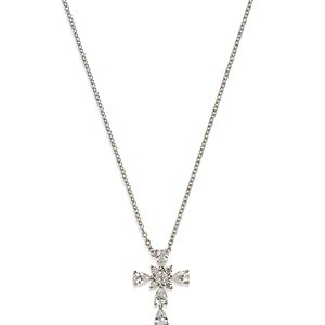 Bloomingdale's Diamond Cross Pendant Necklace in 14K White Gold, 0.50 ct. t.w. - 100% Exclusive- 4499153