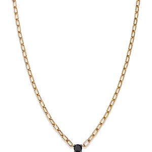 Bloomingdale's Black Diamond Paperclip Link Necklace in 14K Yellow Gold, 0.50 ct. t.w. - 100% Exclusive- 4499164
